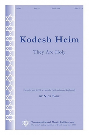 Nick Page, Kodesh Heim SATB a Cappella Chorpartitur