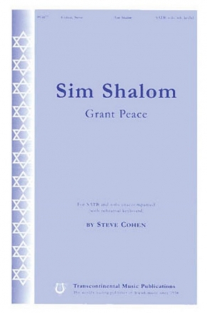 Steve Cohen, Sim Shalom SATB Chorpartitur