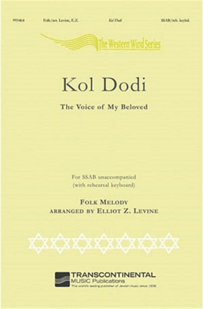 Elliot Levine, Kol Dodi SSAB Chorpartitur