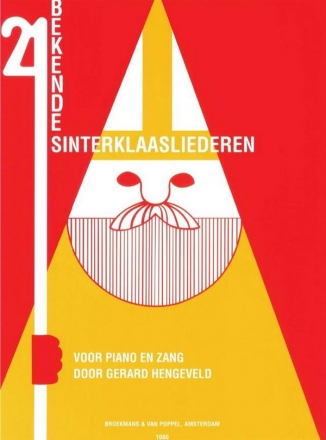 Gerard Hengeveld, 21 Bekende Sinterklaasliederen Klavier Buch