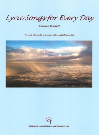 Donna Verdell, Lyric Songs for Every Day Klavier Buch