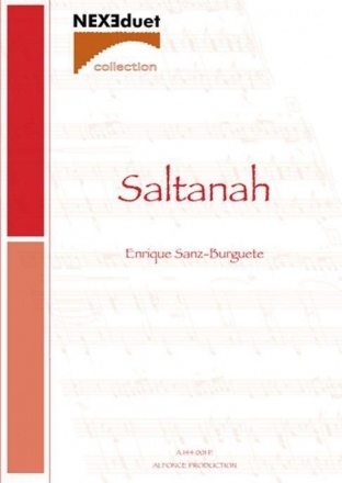 Enrique Sanz-Burguete, Saltanah Percussionensemble Partitur + Stimmen