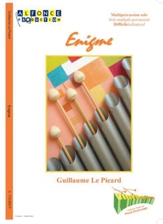 Guillaume Le Picard, Enigme Percussionensemble Partitur + Stimmen