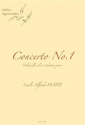 Carlo Alfredo Piatti, Concerto No 1 - Reduc Piano - Cello und Klavier Klavierauszug