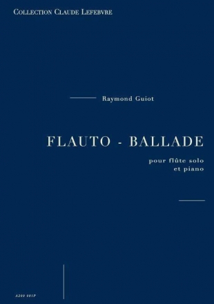 Raymond Guiot, Flauto Ballade Flte und Klavier Buch