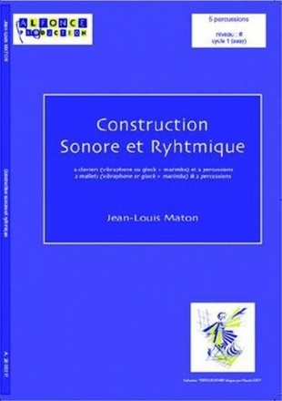 Jean-Louis Maton, Construction Sonore Et Rythmique Percussionensemble Partitur + Stimmen