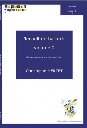 Christophe Merzet, Recueil De Batterie, Volume 2 Schlagzeug Buch