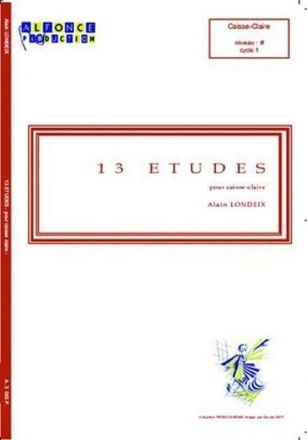 Alain Londeix, 13 Etudes Snare Drum Buch