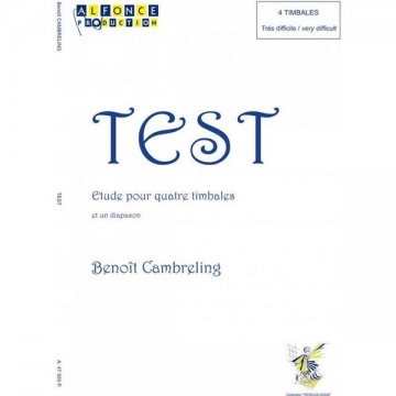 Benoit Cambreling, Test Timpani Buch