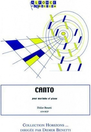 Didier Benetti, Canto Marimba and Piano Buch