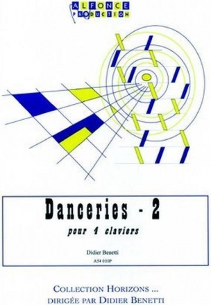 Didier Benetti, Danceries 2 2 Vibraphones and 2 Marimbas Partitur + Stimmen