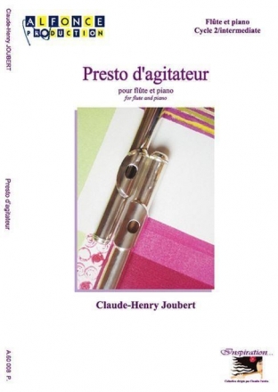 Claude-Henry Joubert, Presto D'Agitateur Flte und Klavier Buch