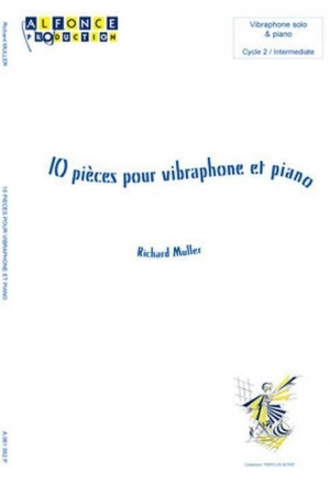 Richard Muller, 10 Pieces Vibraphone, Piano Buch