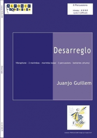 Juanjo Guillem, Desarreglo Percussions Partitur + Stimmen