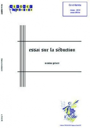 Nicolas Gilbert, Essai Sur La Seduction Marimba, Cor Buch