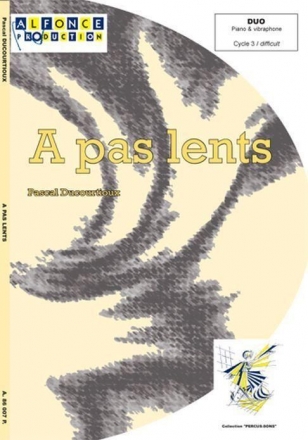 Pascal Ducourtioux, A Pas Lents Vibraphone, Piano Buch