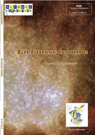 En Fausse Trombe pour trombone et vibraphone conducteur et partie de trombone