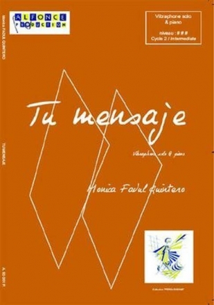 Monica Fadul, Tu Mensaje Vibraphone, Piano Buch