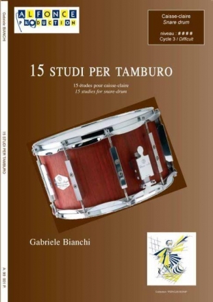 Gabriele Bianchi, 15 Studi Snare Drum Buch