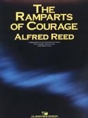 Alfred Reed, The Ramparts of Courage Concert Band Partitur + Stimmen