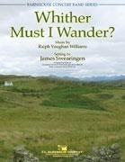 Ralph Vaughan Williams, Whither Must I Wander? Concert Band Partitur + Stimmen