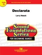 Declarata for concert band score and parts