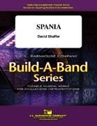 David Shaffer, Spania Concert Band Partitur + Stimmen