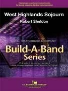 David Sheldon, West Highlands Sojourn Concert Band Partitur + Stimmen