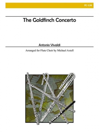 Antonio Vivaldi, The Goldfinch Concerto Fltenensemble Partitur + Stimmen