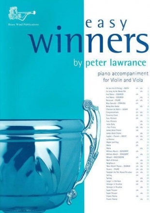 Peter Lawrance, Easy Winners for Violin/Viola Violin or Viola Buch