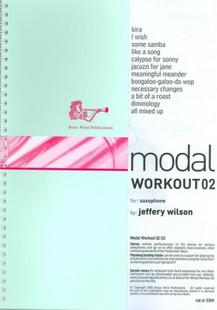 Jeffery Wilson, Modal Workout 02 Saxophone Buch + CD