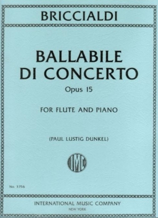 Giulio Briccialdi, Ballabile Di Concerto flte und Klavier