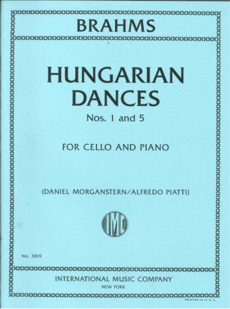 Johannes Brahms, Hungarian Dances Cello und Klavier