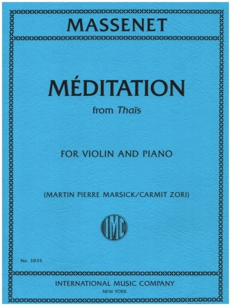 Mditation from Thas for violin and piano