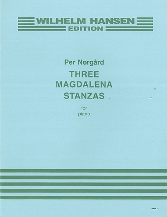 Per Nrgrd, Three Magdalena Stanzas For Piano Klavier Buch