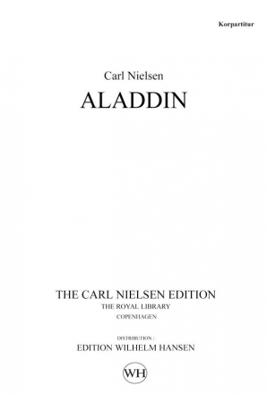 Carl Nielsen, Aladdin Op. 34 SATB Klavierauszug