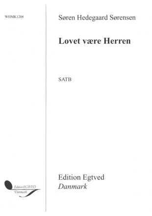 Lovet Vre Herren for Soli (SA) and mixed chorus a cappella score (dn)