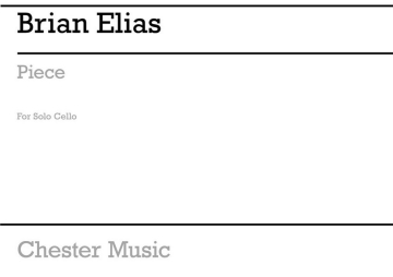 Brian Elias, Piece (1970) Cello Buch