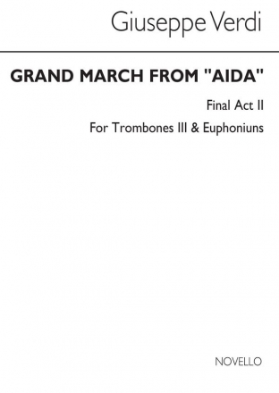 Giuseppe Verdi, Grand March From 'Aida' (Tc Tbn 3/Euph) Trombone Euphonium Buch