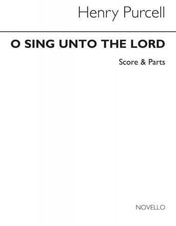 Henry Purcell, O Sing Unto The Lord String Ensemble Keyboard Continuo Buch