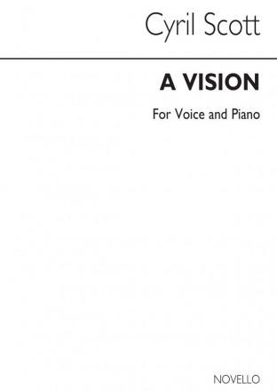 Cyril Scott, A Vision Op62 No.2 Voice/Piano Vocal and Piano Buch