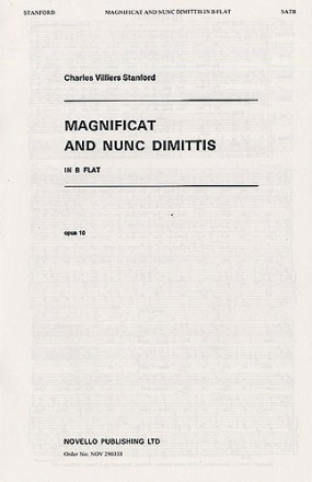 Charles Villiers Stanford, Magnificat Bes SATB and Organ Chorpartitur