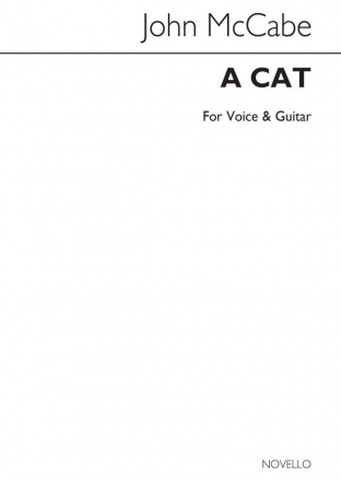 John McCabe, A Cat Medium Voice & Guitar Book Vocal and Guitar Buch