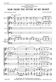 Sven Lekberg, Now From the Altar of My Heart SATB Stimme