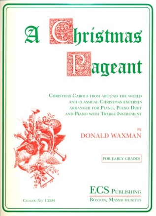 Donald Waxman, A Christmas Pageant Piano Method Buch