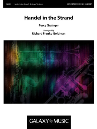 Handel in the Strand for concert band score and parts