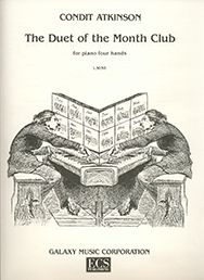 Condit Atkinson, Duet of the Month Club Piano, 4 Hands Buch