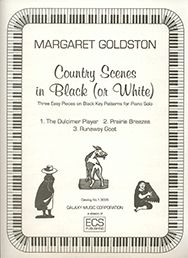 Margaret Goldston, Country Scenes in Black Klavier Buch