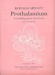 Ronald Arnatt, Prothalamium Orgel Buch