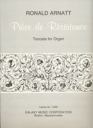 Ronald Arnatt, Piece de Resistance Orgel Buch